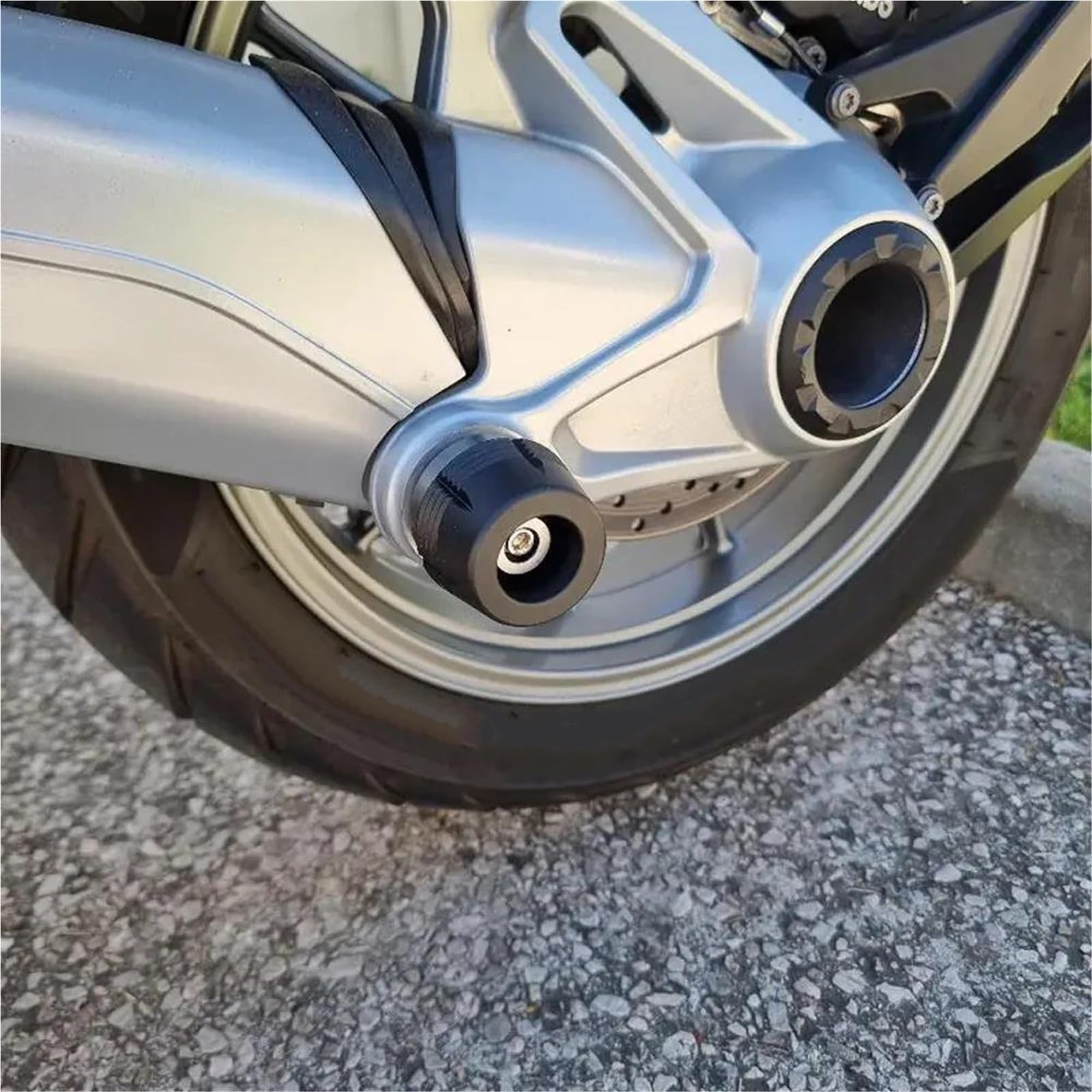Motorrad-Rahmengleiter Für Vorder- Und Hinterradgabel, Achs-Sturzschutz Für R1300GS Adventure (2024–2025), GS 1300 R 1300 GS Sturzschutz Sturzpads(Farbe 5)