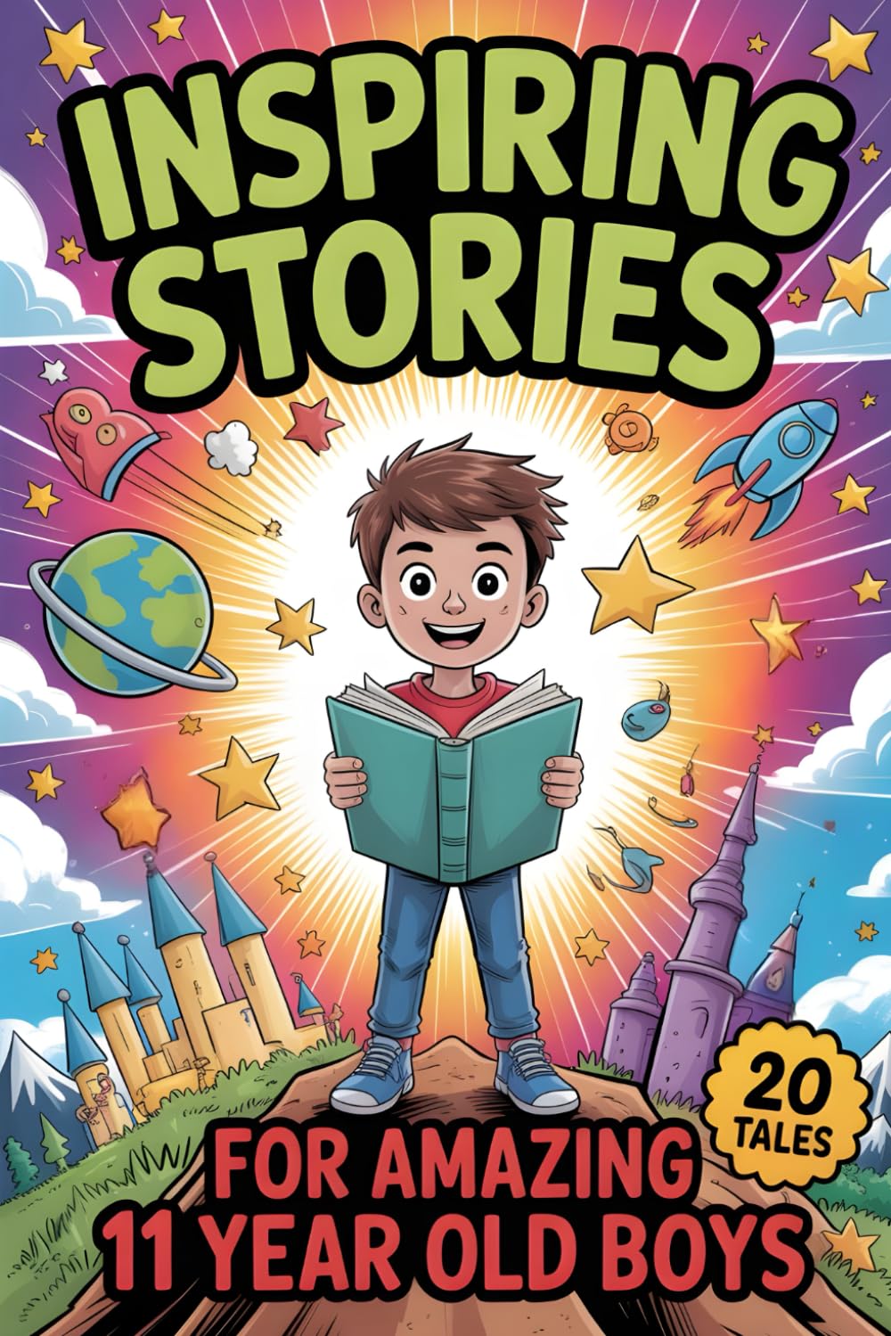 Inspiring Stories For Amazing 11 Year Old Boys: 20 Tales to Inspire Young Kids with Motivation, Courage, Creativity and The Magic of Friendship
