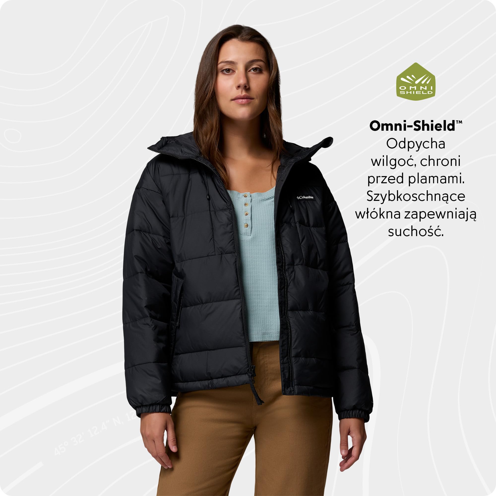 Columbia Damska kurtka puchowa z kapturem Pike Lake™ III (1 szt.)
