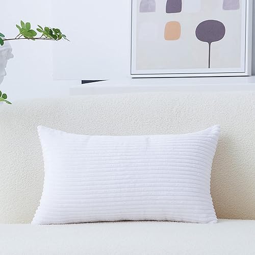 Vista 50 de Home Brilliant - Funda de cojín de terciopelo a rayas (paquete de 1 unidad)