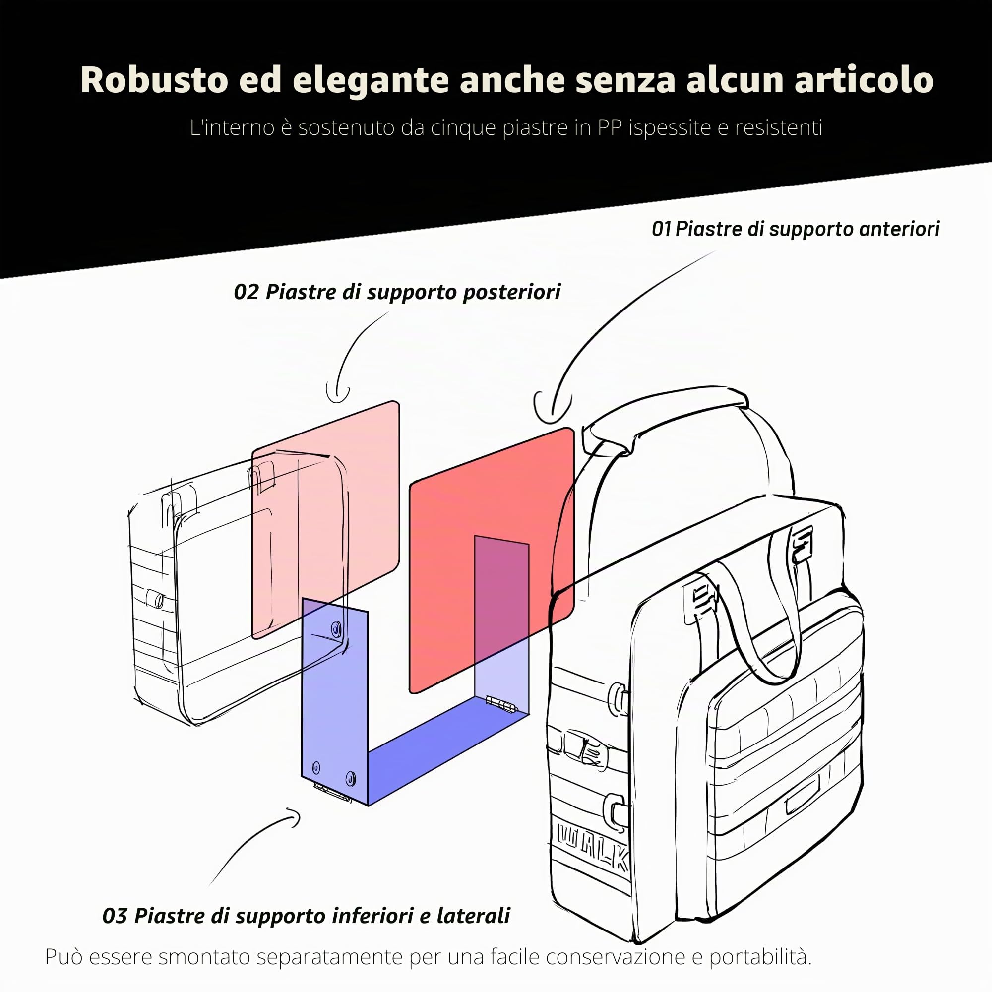 ENJOHOS Borse Laterali Moto Extensible 25-32L Borsa Moto Posteriore Laterale Impermeabile Borsa Sella Motos da Viaggo Borse Morbide Valigie Laterali Motos con Tracolla per Campo Outdoor (Nero-1 Pezzo) | ENJOHOS Borsa laterale per moto, espandibile, 25-32