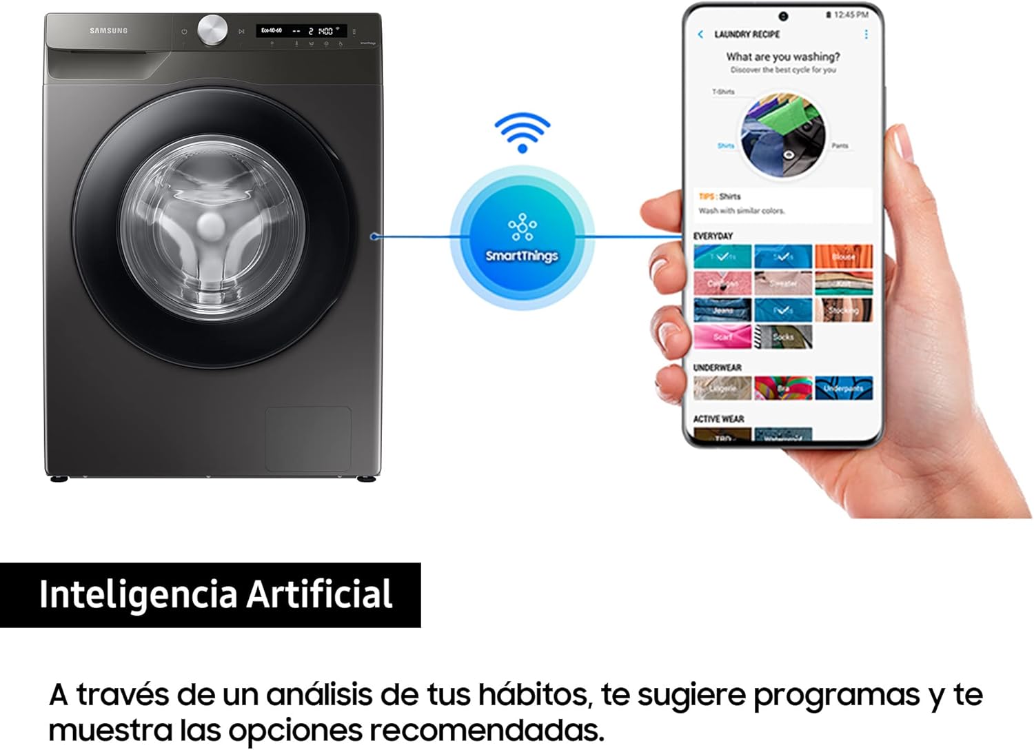 Samsung WW90T534DAN/S3 Lavatrice 9 Kg valutazione energetica A Inox Samsung WW90T534DAN/S3 Lavatrice 9 Kg valutazione energetica A Inox