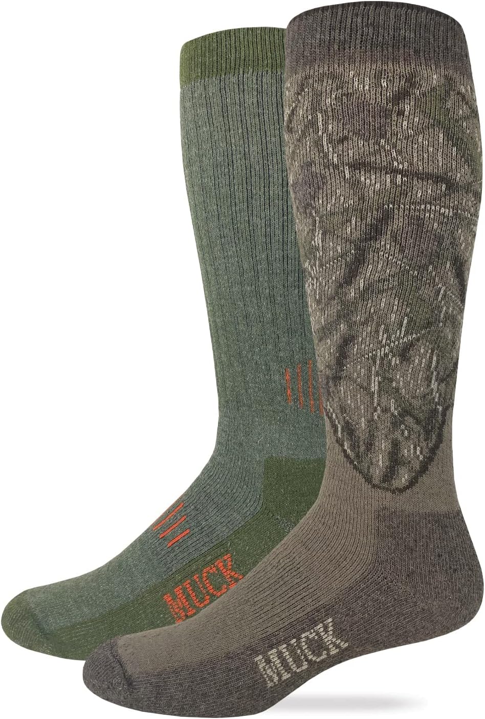 Boot Mens Merino Wool Blend Camo Tall Boot Socks 2 Pair Pack
