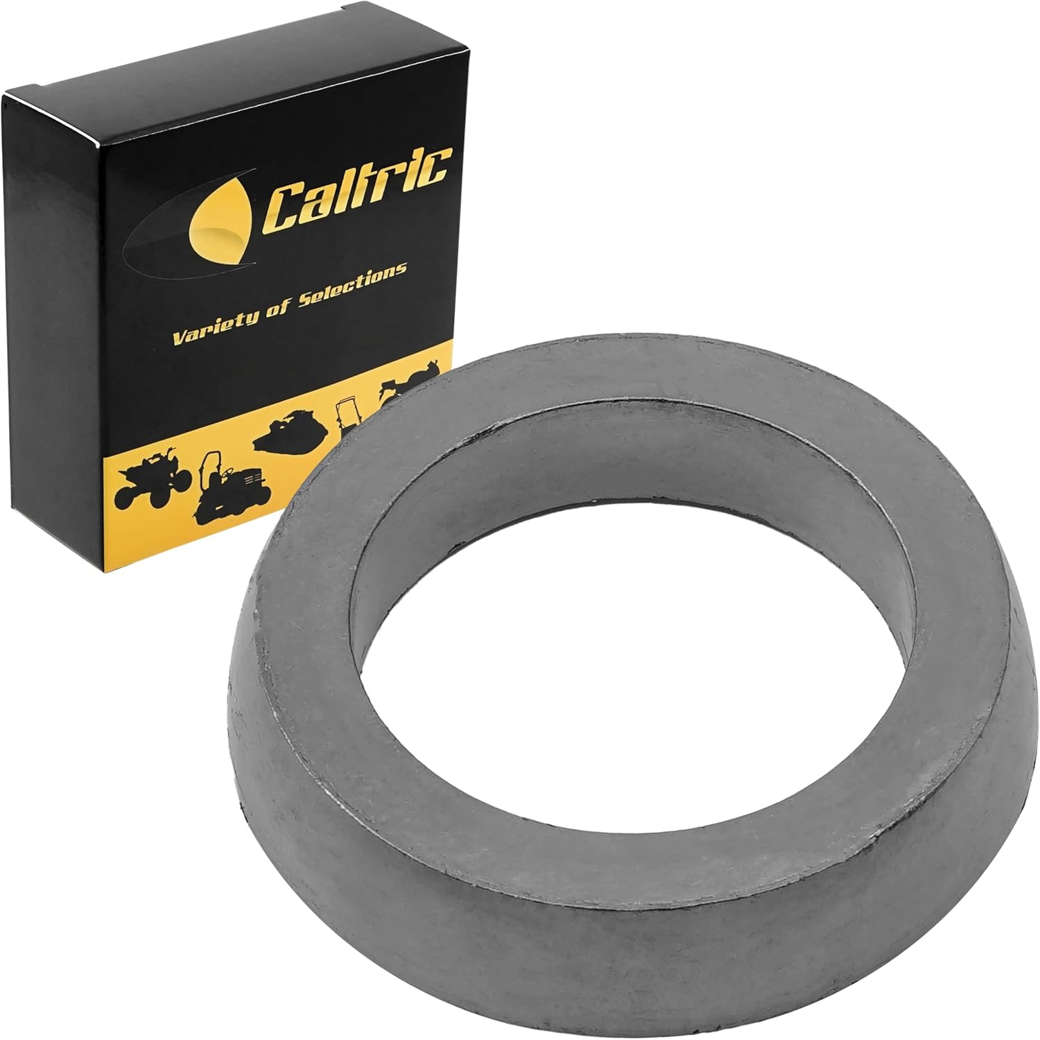 Caltric Muffler Pipe Gasket Compatible with Arctic Cat T660 Turbo 2004 2005 2006 2007 New