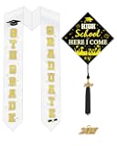 8th Grade Graduation Stole, Class of 2026 Graduation Sash Cap, Middle School Promotion Sash, Grad Keepsake Gift