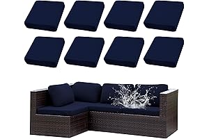 Incredible 8Pcs Stretch Cushion Covers for Patio Furniture