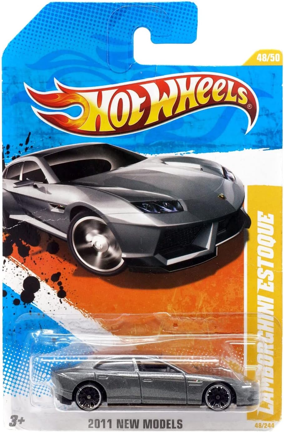 2011 Hot Wheels Lamborghini Estoque Grey #48/244