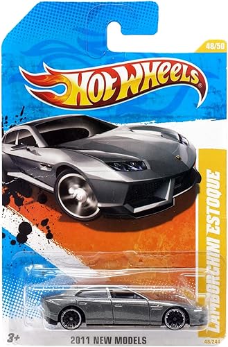 2011 Hot Wheels Lamborghini Estoque Gris #48/244