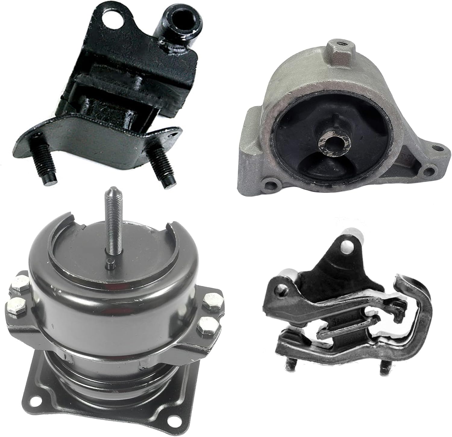 ADVANCE IGNITION Engine Motot and Transmission Mount for Automatic Compatible with Honda 09-14 Ridgeline 3.5L Set of 4PCS A4519 A4523 A65044 A65036 2009 2010 2011 2012 2013 2014