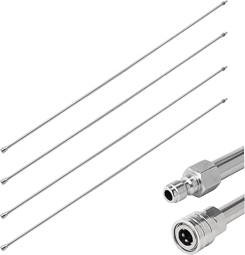 Miniatura 8 de RIDGE WASHER Extensión de varilla para lavadora a presión, lanza de repuesto de 240 pulgadas, extensor de lavadora de acero inoxidable, conexión