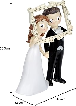 Mopec Pop&Fun Figure for Cake, Resin, White, 9.5 x 18.7 x 25.5 cm