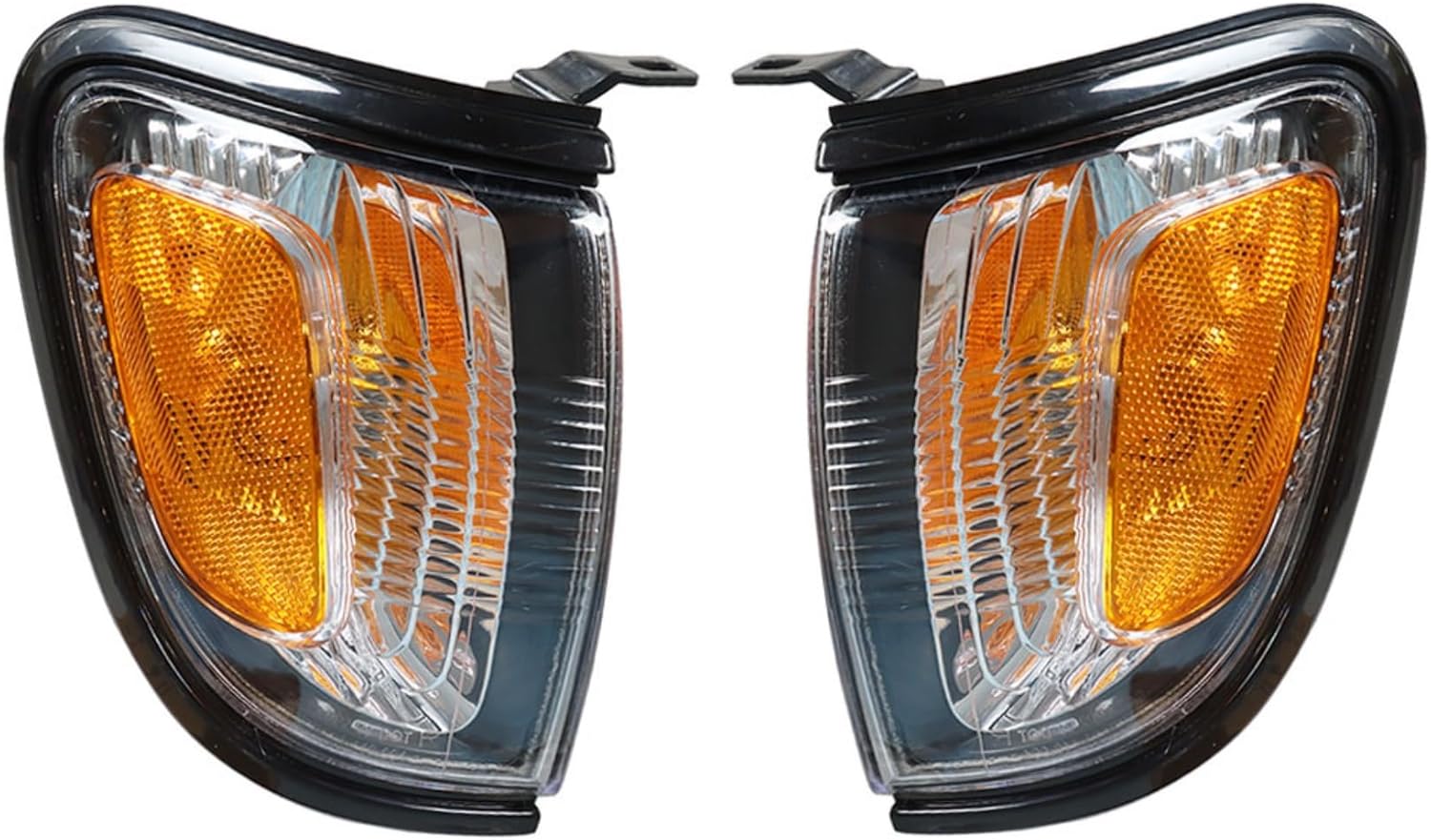 Labwork Tacoma 2001-2004 Black Side Marker Light Assembly Pair - Driver & Passenger Direct Fit Replacement