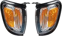 Labwork Tacoma 2001-2004 Black Side Marker Light Assembly Pair - Driver & Passenger Direct Fit Replacement