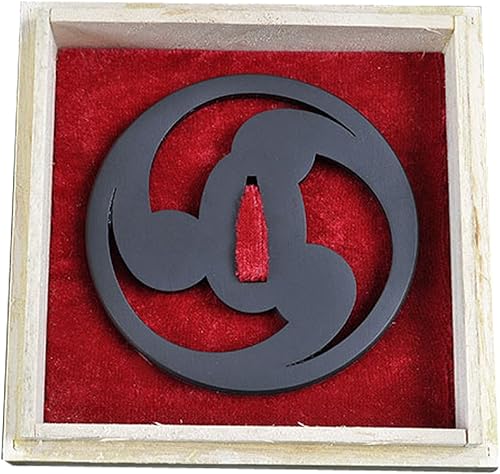 Miniatura 8 de Handmade Sword - Espada Samurai de aleación de hierro Tsuba, con caja de madera, para espadas Katana Wakizashi Grulla