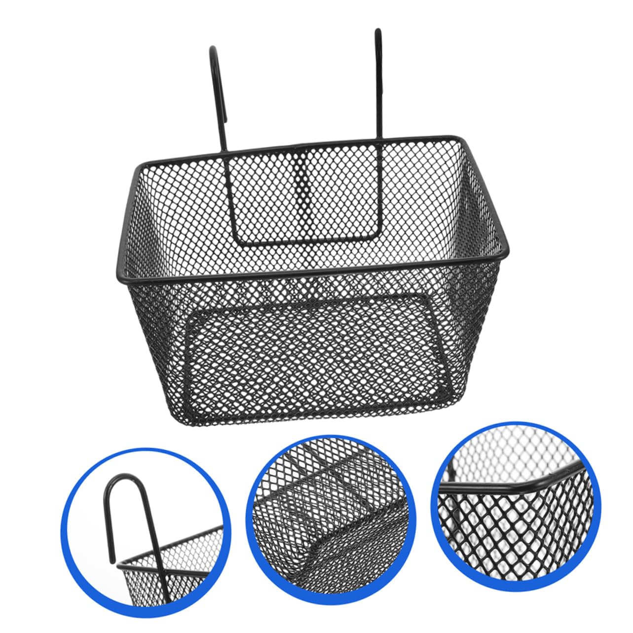 Sosoport 2piezas Cesta Delantera Bicicleta Eléctrica Resistente para Patinete Decorativa