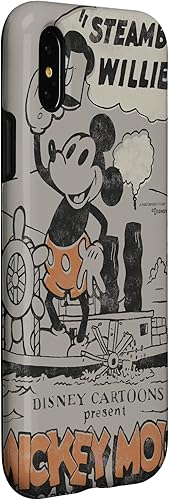 Miniatura 9 de Funda para iPhone 11 Pro Max Disney 100 Mickey Mouse Steamboat Willie Sound Cartoon D100