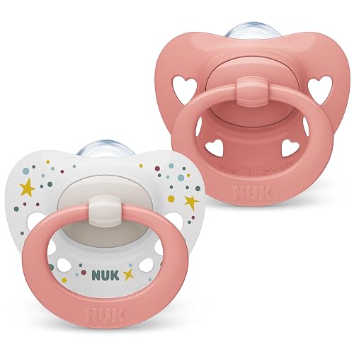 NUK Signature Lot de 2 tétines en silicone en forme