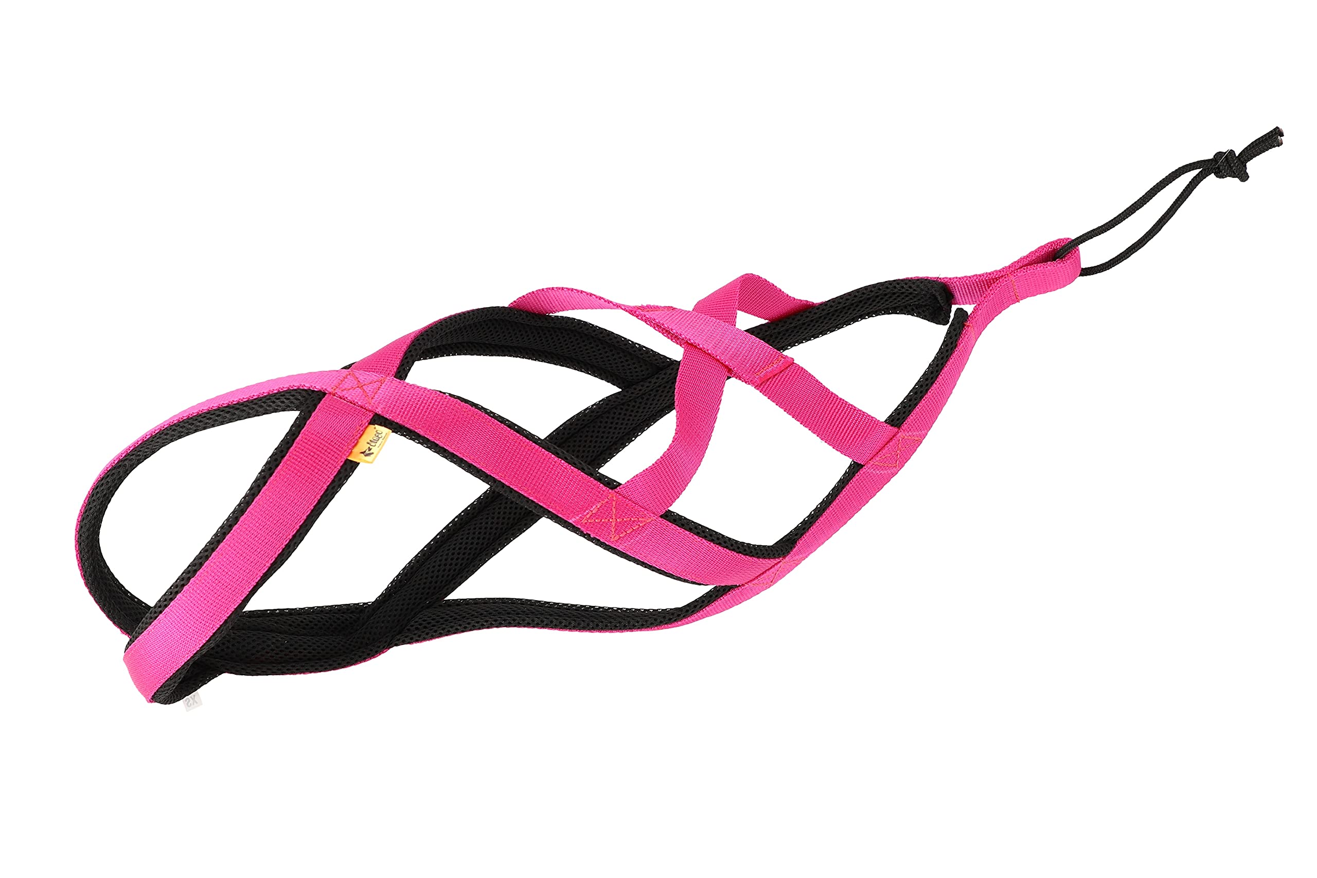 Dingo 15060 - Arnés para perros SLED, talla XL, color rosa, arnés para bicicleta y esquí