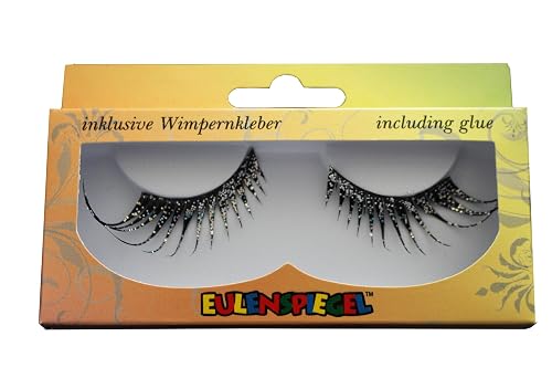 Eulenspiegel 001349 - Pestañas artificiales, Cabaret Multi, 1 ml pegamento especial para pestañas…