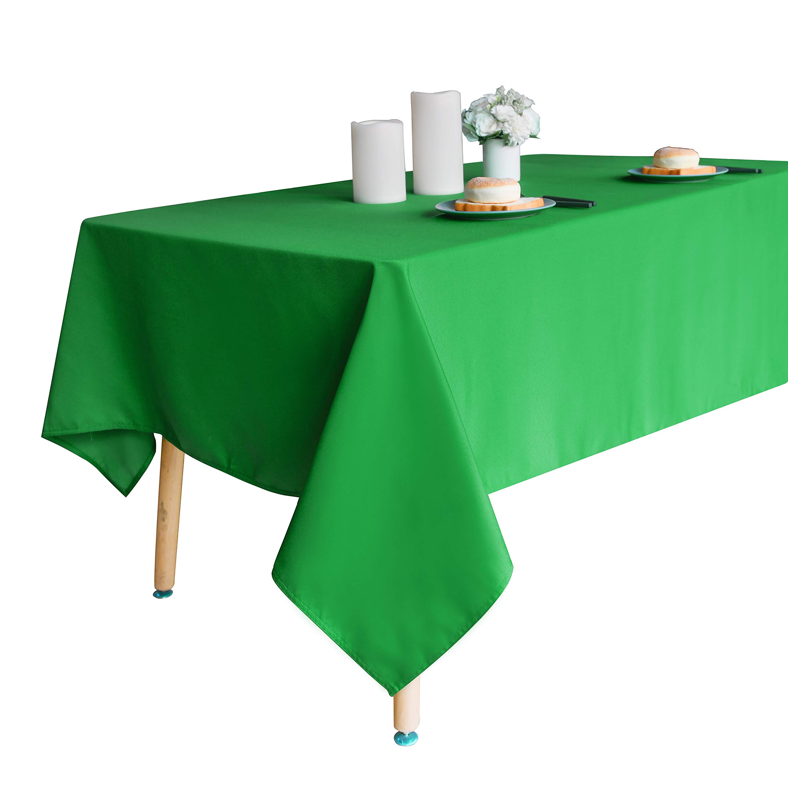 Tovaglia Rettangolare Obstal In Microfibra 152x274 Cm – Antimacchia, Resistente All'Acqua, Colore Verde