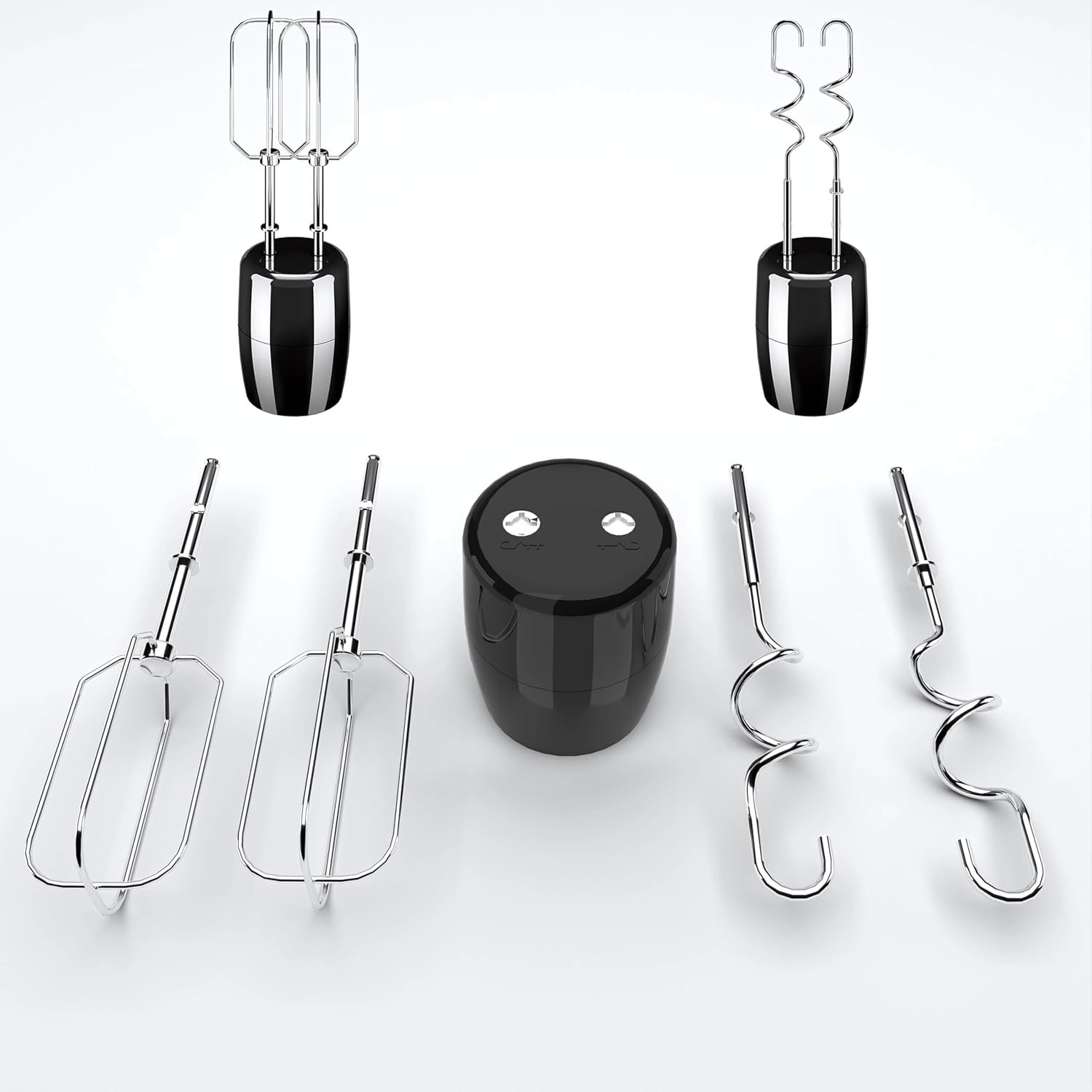 Whisk and dough hook attachments for the Retoo Immersion Blender