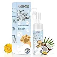 Paw Cleaner for Dogs & Cats - No-Rinse Foaming Pet Foot Washer - paw cleaner for dogs Built-in Scrubber Brush for Dirty, Muddy Paws - dog feet cleaner (Unscented)