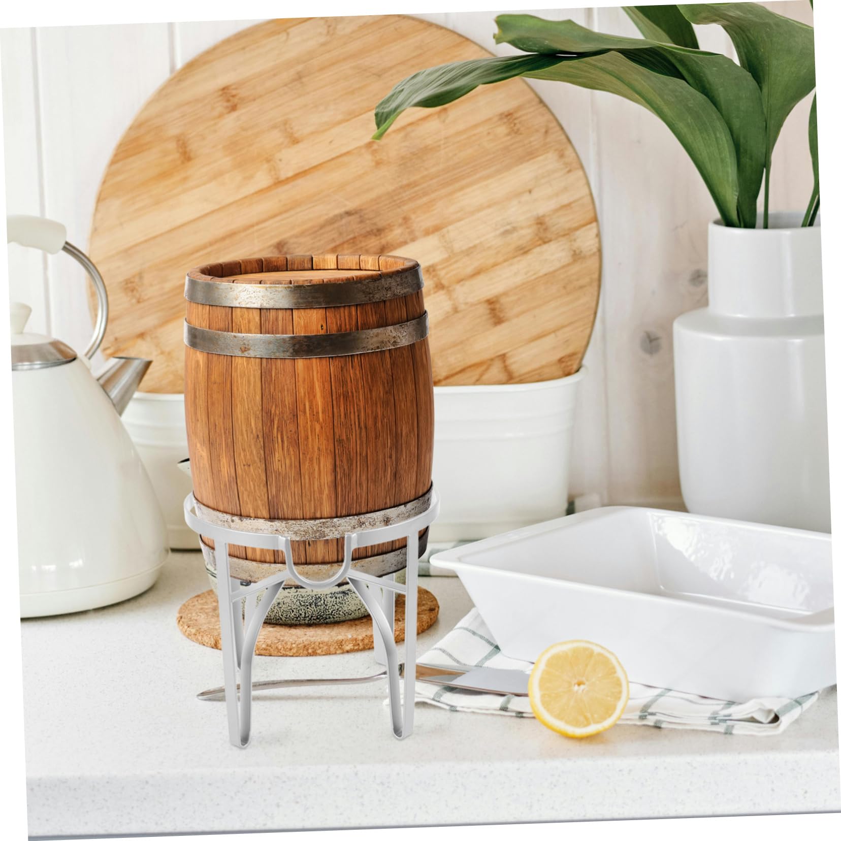 Soporte De Bebidas para Dispensador De Cerveza Soporte Portátil Base para Barril De Estante y para Almacenamiento De Bebidas