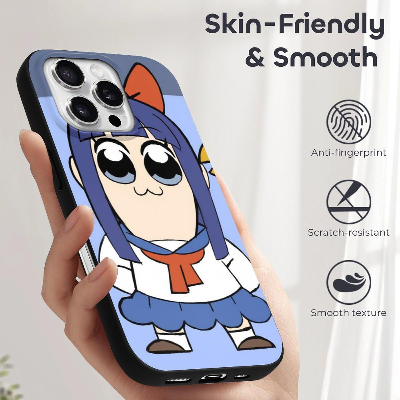 ポプテピピック エラーポプちん スマホケース Amazon.co.jp