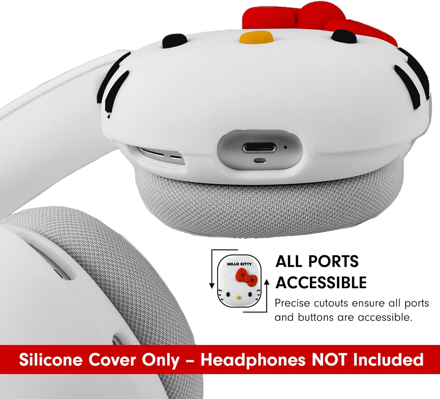 Sonix x Sanrio Protective Case Cover for AirPods Max 2 & 1 | Silicone Headphones Cover Case | Hello Kitty
