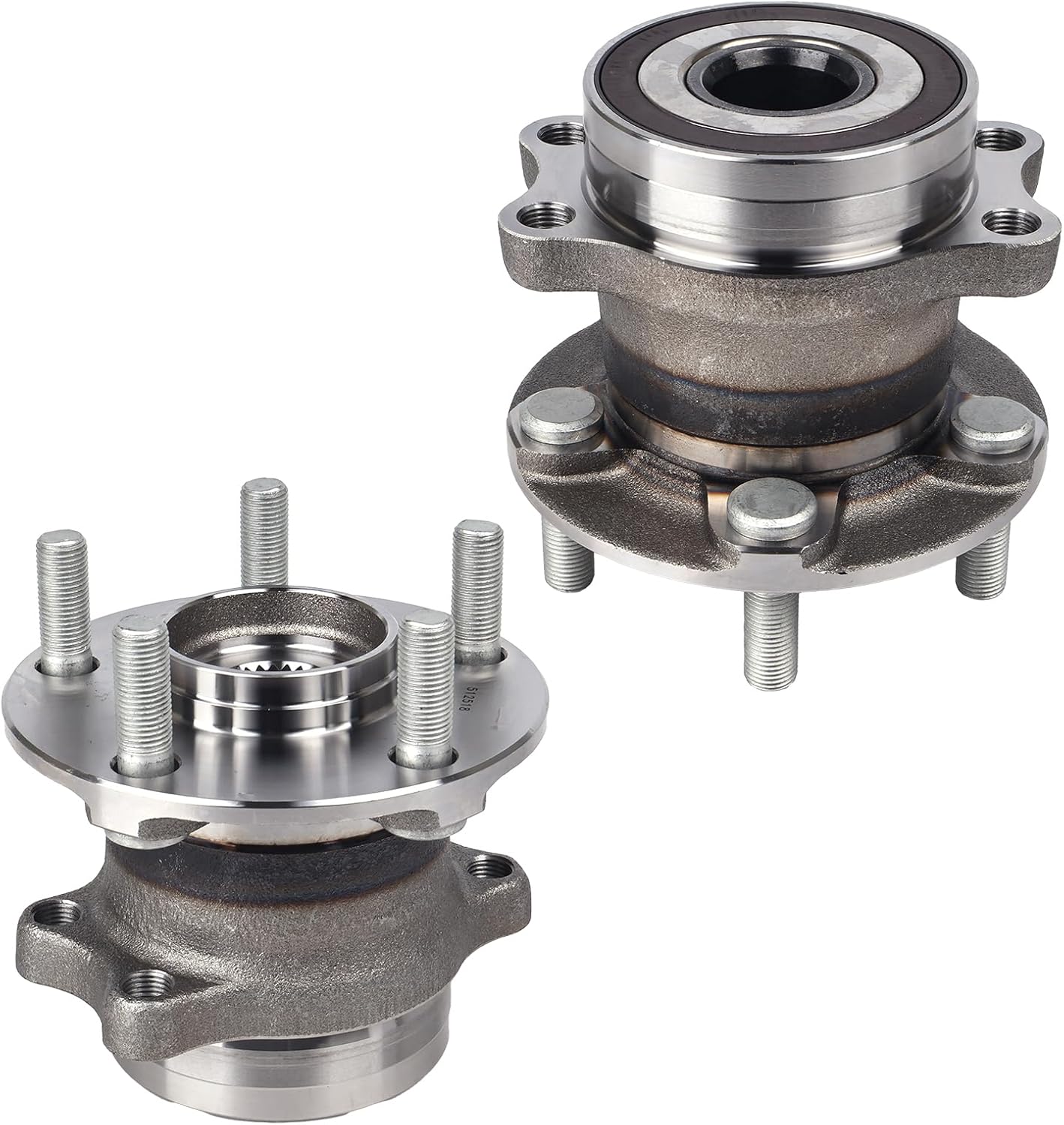 Autoround 512518 Rear Wheel Bearing and Hub Assembly Fit for Subaru Forester 2014-2018, Impreza 2012-2021, Crosstrek 2016-2021, XV Crosstrek 2013-2015, 5 Lug w/ABS, Set of 2