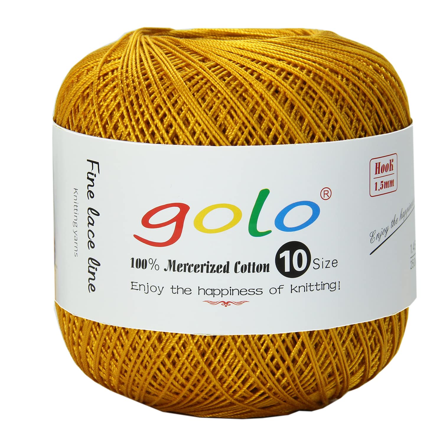 golo Crochet Thread Size 10 Cotton Yarn for Tatting Lace Thread 603
