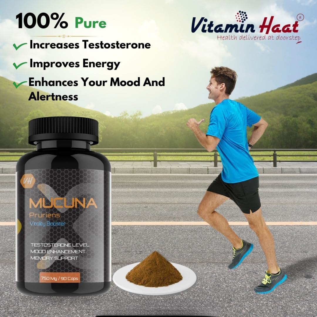 Mucuna Pruriens 750 mg Capsules | Standardized 50% L-DOPA | Mood, Energy & Stress Support | Dopamine & Emotional Balance Supplement | 90 Capsules | Premium Ayurvedic Extract — Amazon image 3