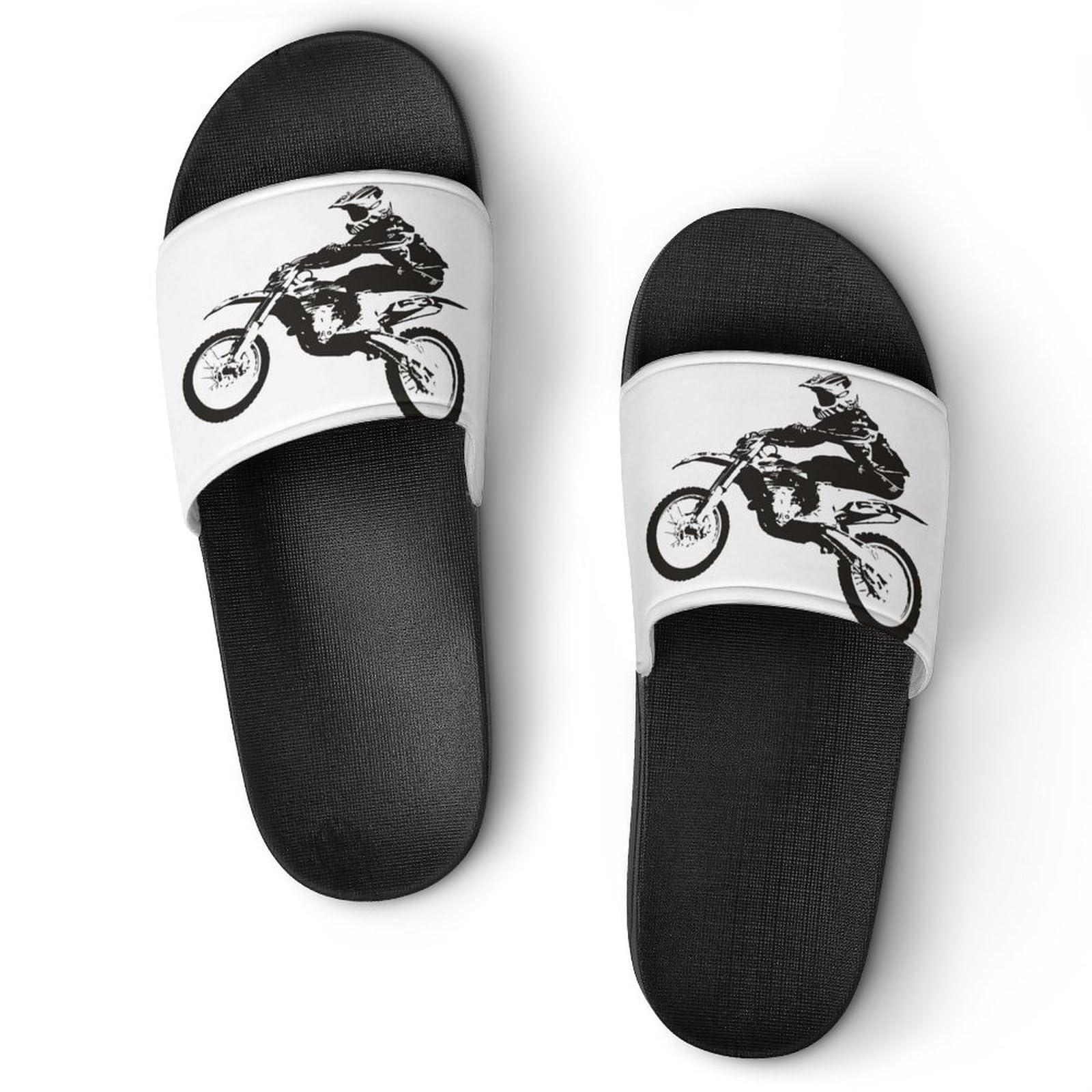 Ciabatte da doccia, alla moda, per motocross, per uomo e donna, antiscivolo
