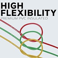 Vista 5 de BEST CONNECTIONS Juego de cables primarios automotrices de calibre 14, cableado eléctrico duradero primario/remoto, alimentación/tierra
