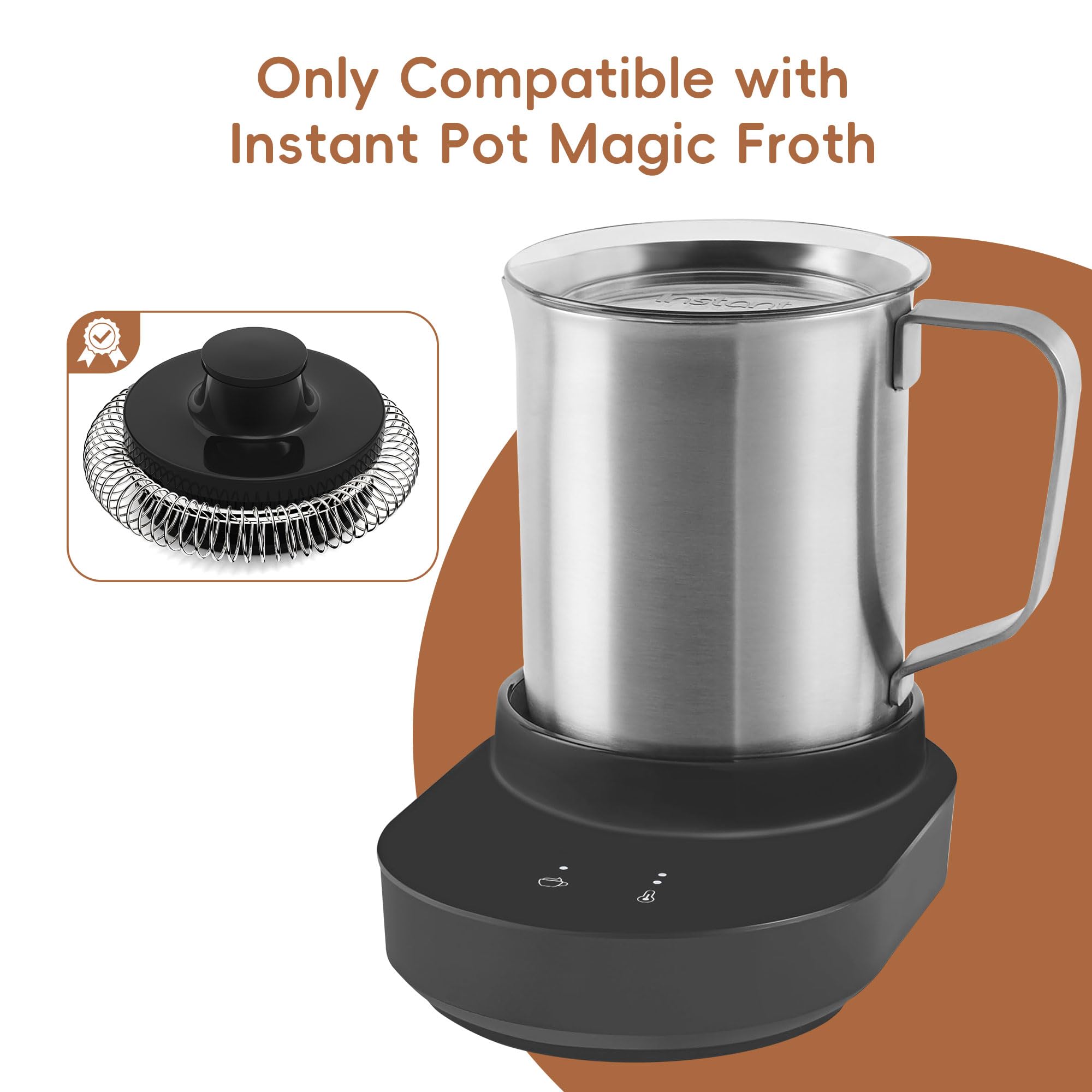 Batidores para vaporizador y espumador de leche eléctrico 9 en 1 Instant Pot Instant Pot