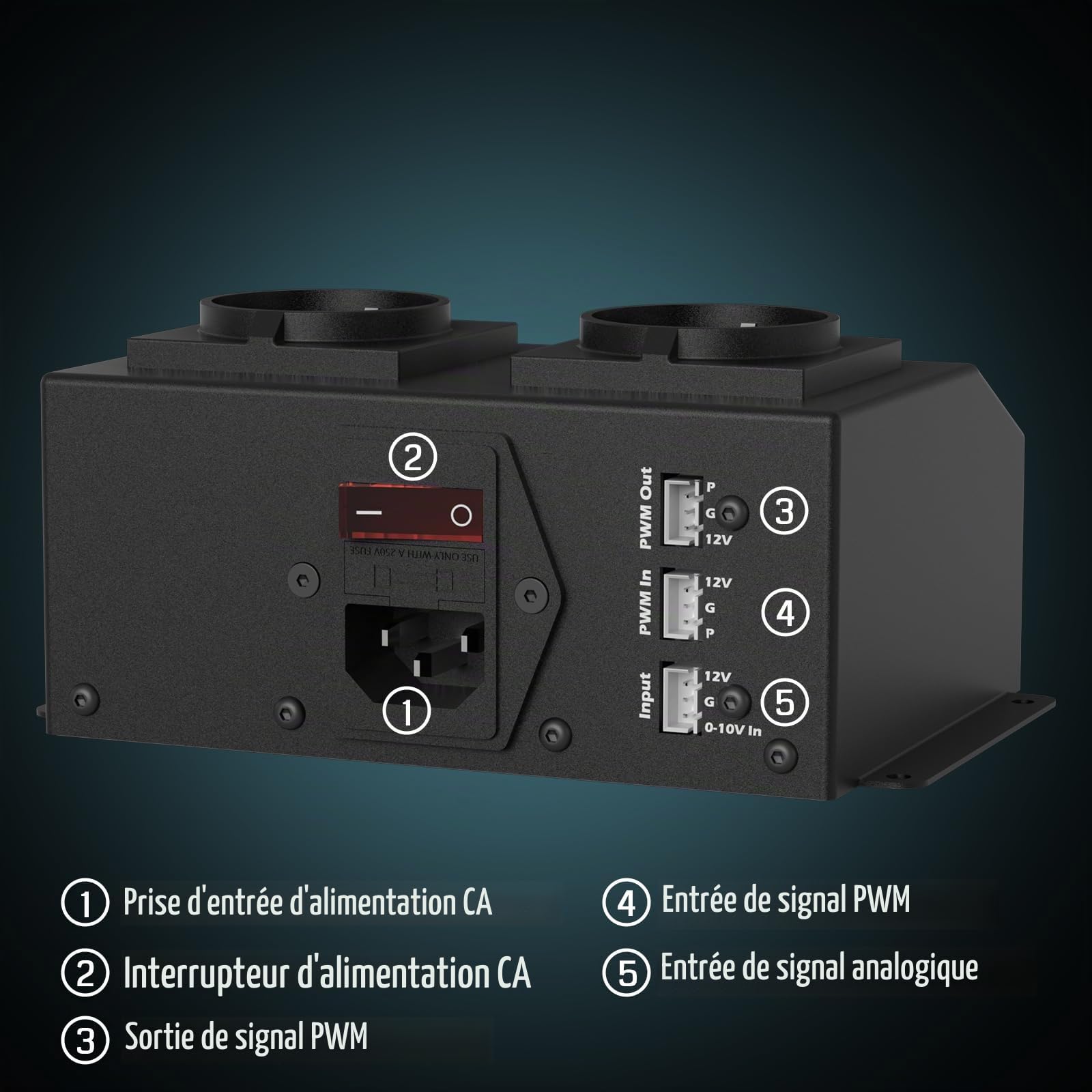 Genmitsu iMaticBox Module de relais commutateur pour machines de routeur CNC, commutateur de relais de contrôle de signal PWM intelligent