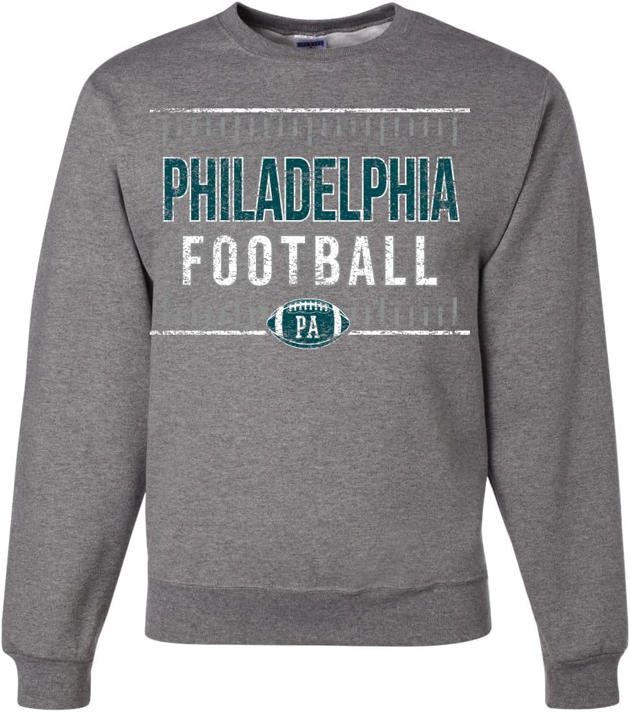 Shark & Hammer Grease The Poles Broad Street Philadelphia Football Sports Unisex Crewneck Graphic Sweatshirt