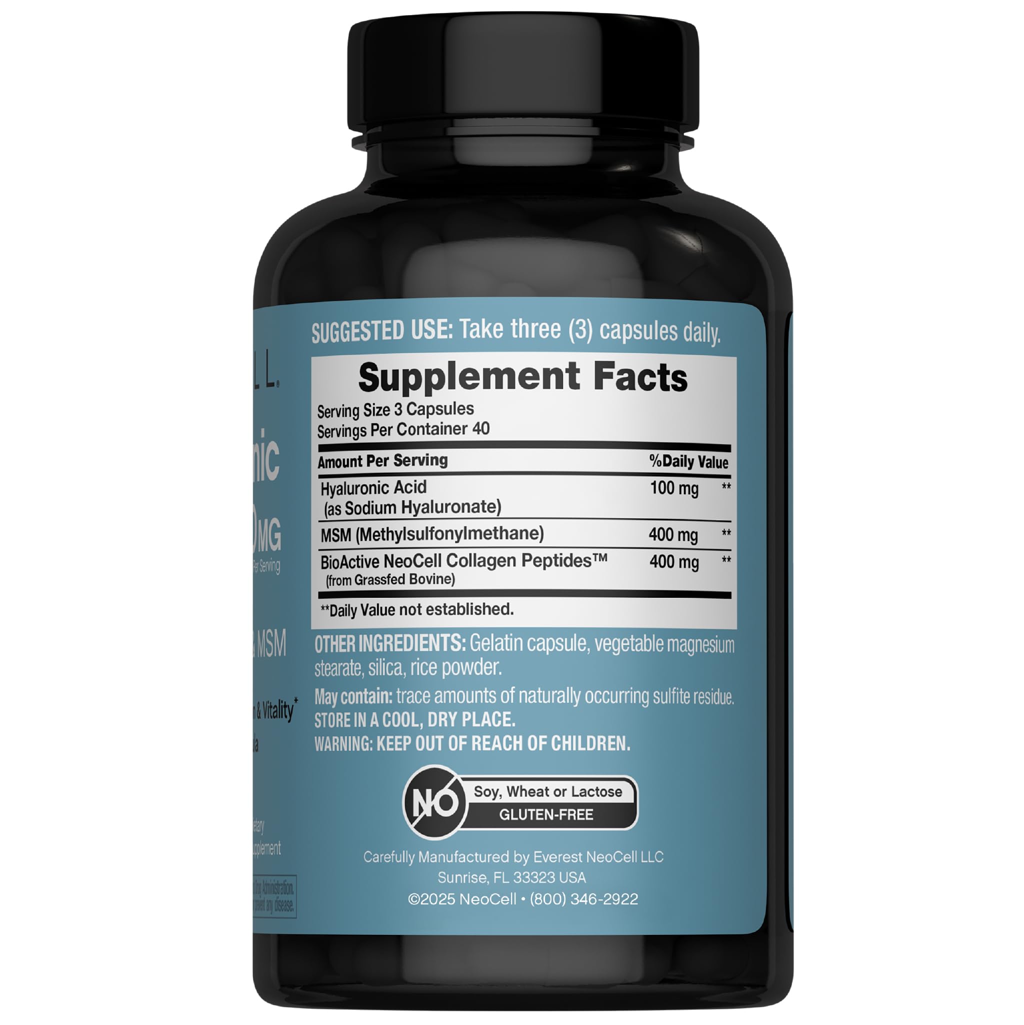 NeoCell Hyaluronic Acid Complex 900mg | 120 Capsules — Amazon image 2