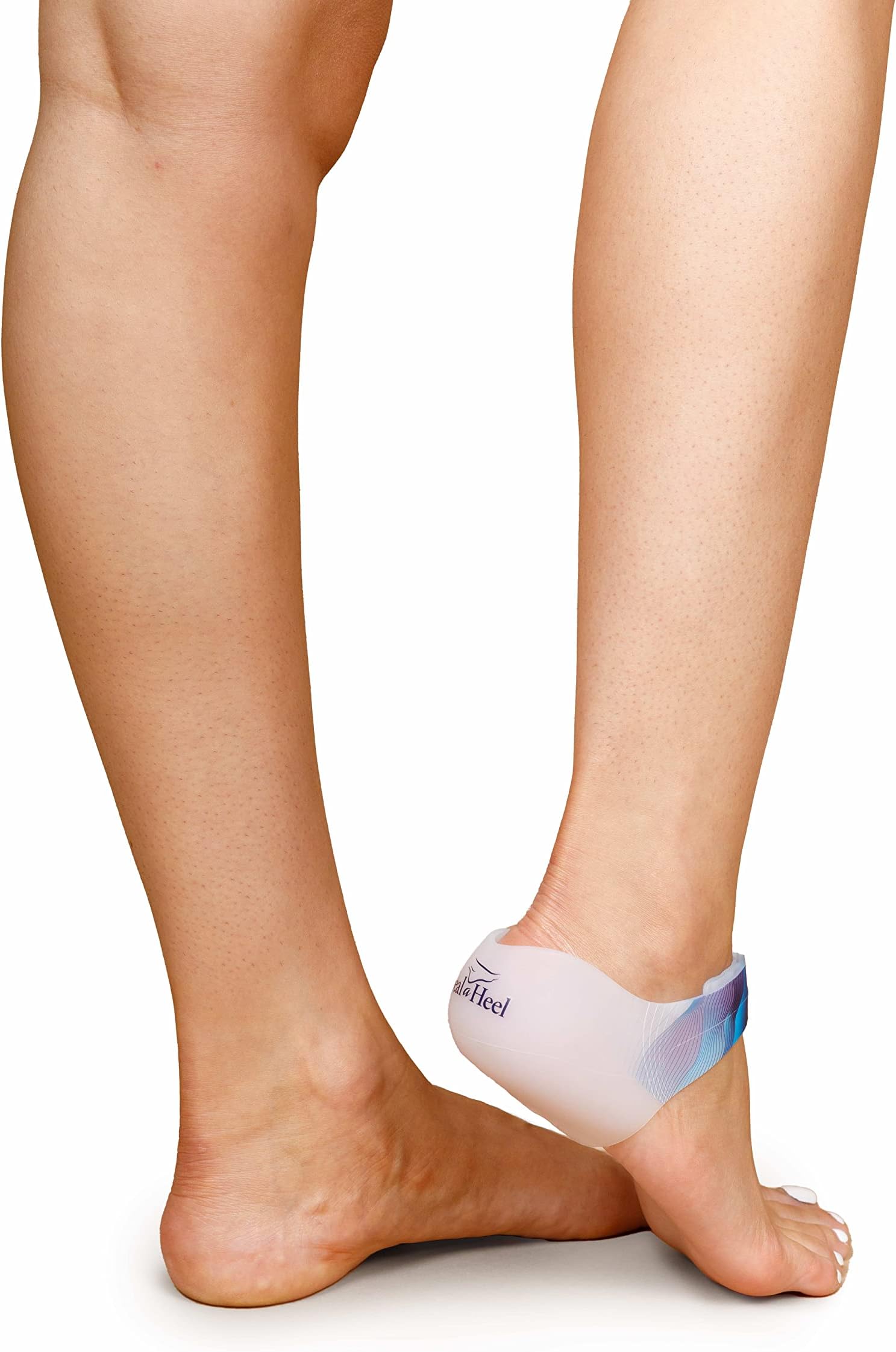 Heal A Heel Silicone Heal Cups (Adjustable) | Heel Cups for Cracked Heels | Comfortable and Durable Heel Cup for Cracked Heel Repair | Cracked Feet Treatment | Silicone Socks