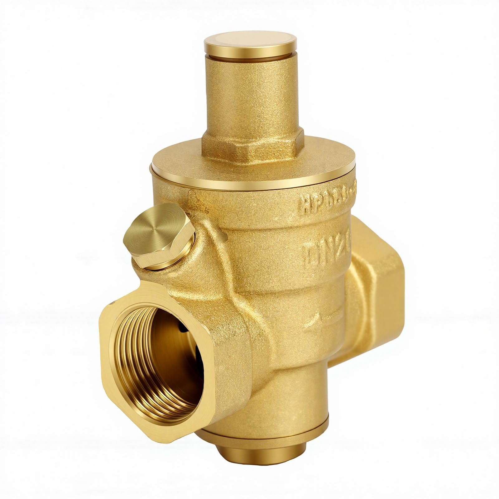 Válvula reguladora de presión de agua para proteger las tuberías residenciales de 3/4"
