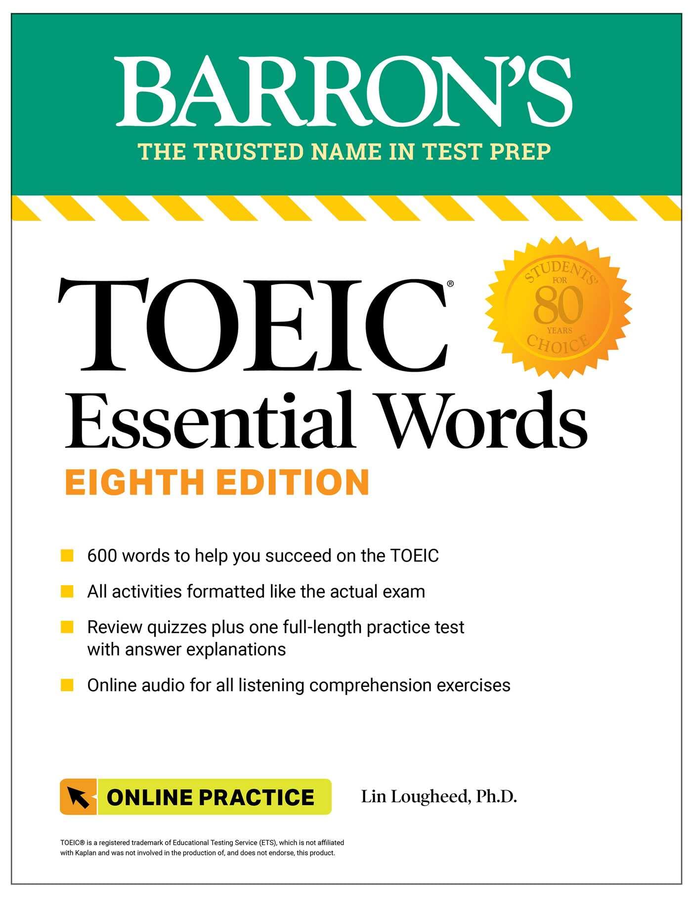 TOEIC Essential Words with Online Audio, Eighth Edition