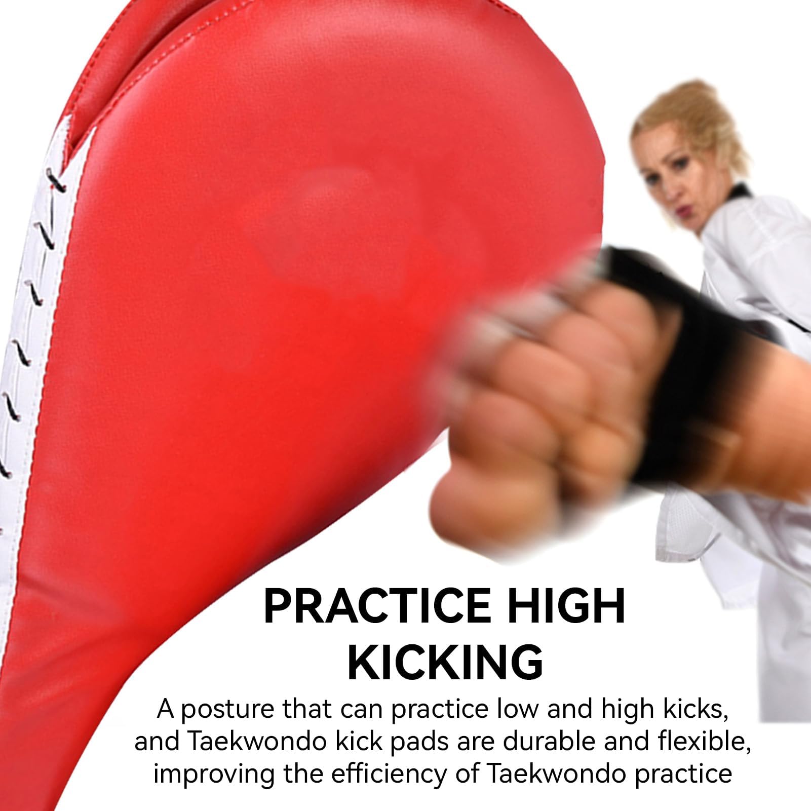 Kick Pads Taekwondo, Colpitore Doppio Taekwondo Training Target Pad di Addestramento per Karatè, Boxe, Taekwondo, Arti Marziali e Altri Esercizi