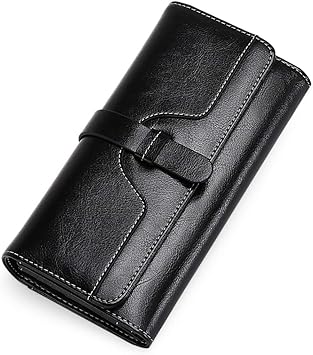 Portafoglio Sottile In Vera Pelle Con RFID - Piccolo E Leggero Per Donne, 11 Scomparti - Foto 5