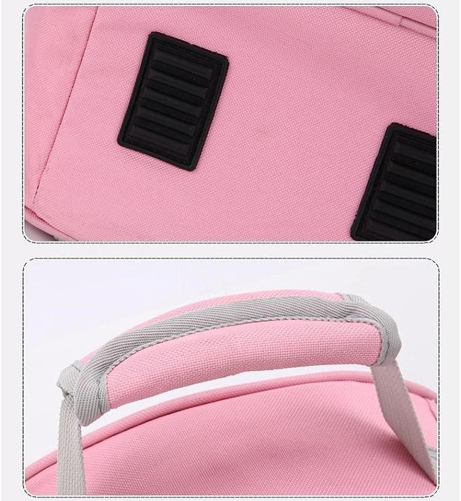 ENGENDER Bird Cage Bird Travel Cage Portable Pet Cage Ventilated and Breathable Bird Carrier for Indoor and Outdoor Bird Supplies Accessories Parakeet Cage(Pink)