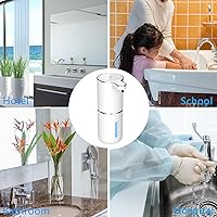 Vista 6 de Dispensador automático de jabón líquido para baño y cocina, jabón líquido para platos, champú corporal, gel de ducha, dispensador de jabón sin