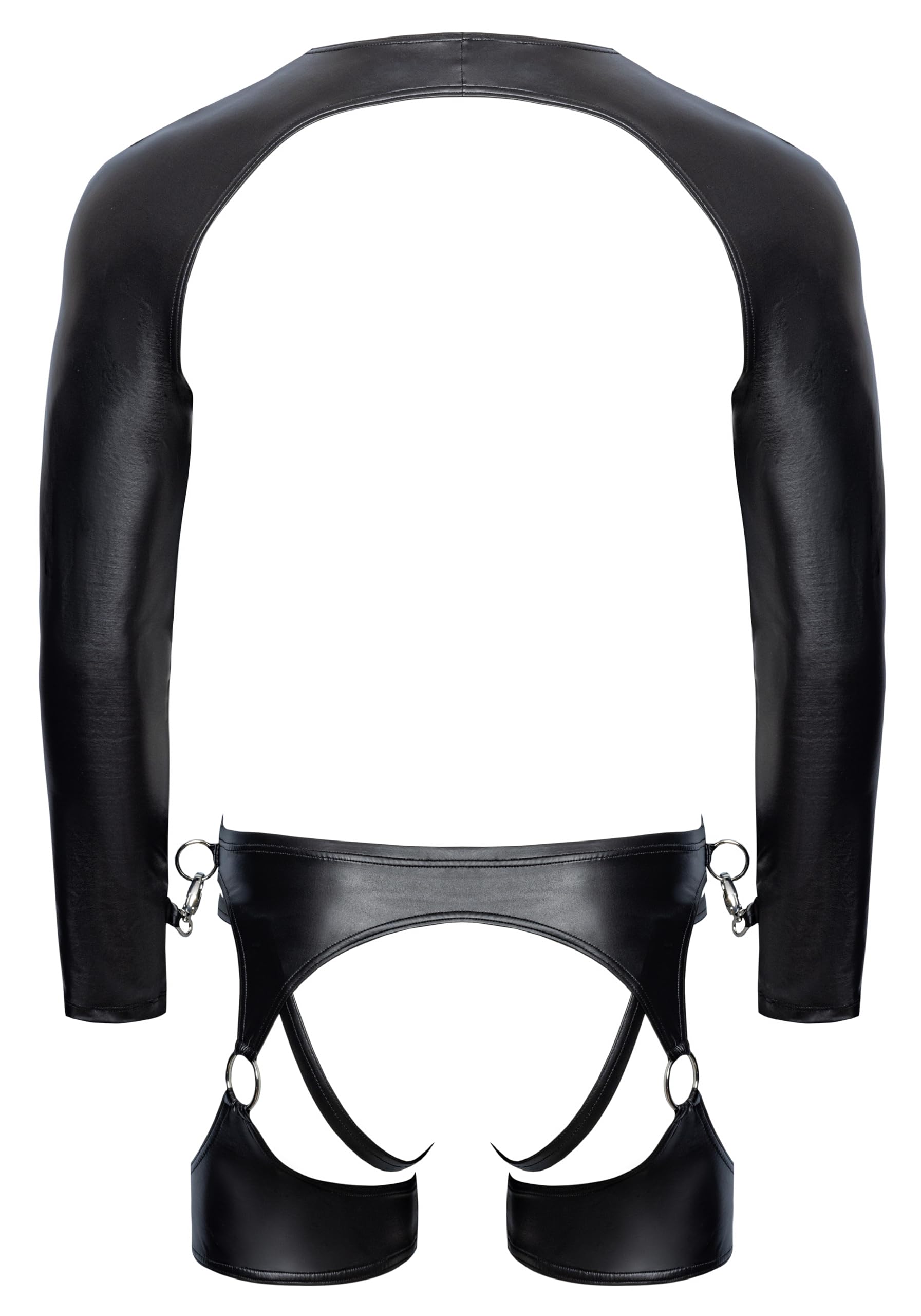 Svenjoyment Bondage Herren Set, Schwarz, L