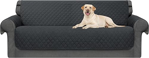 Vista 224 de Chun YI. - Funda reversible para sofá, funda para sillón, fácil de instalar, lavable, cubiertas para sala de estar. Negro