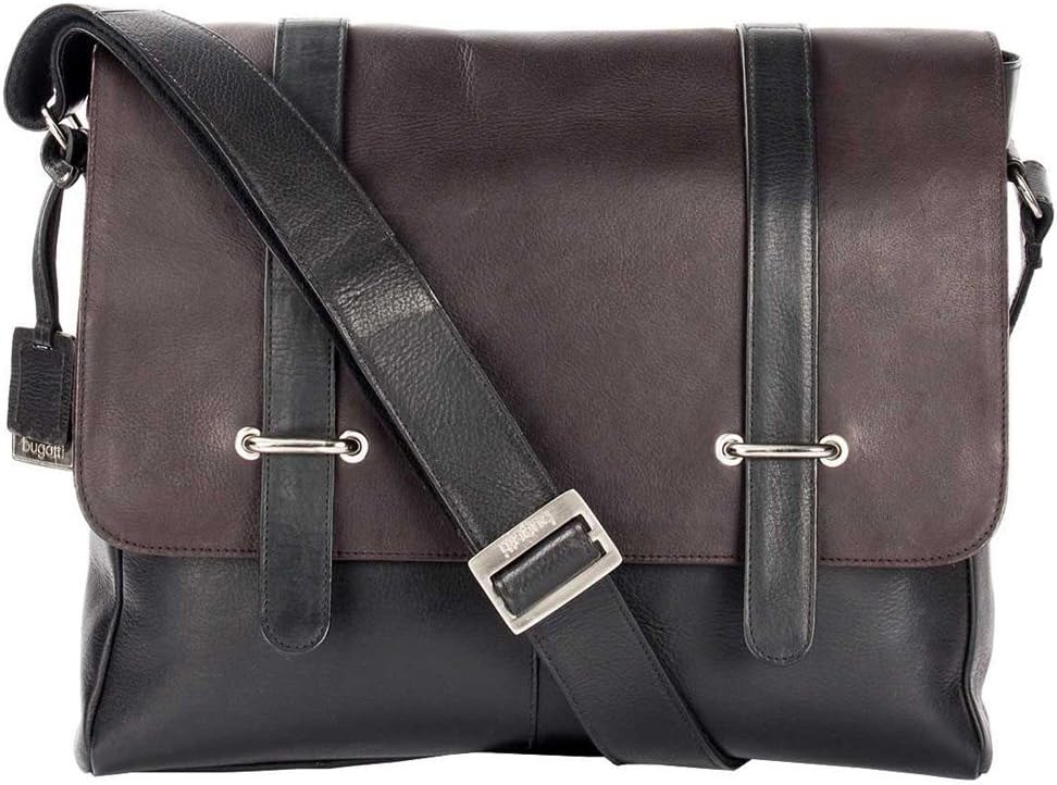 Bugatti Bello Messenger - Black/brown