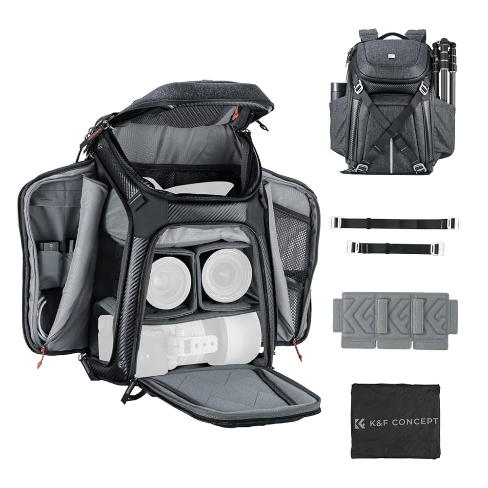K＆F Concept Alphaカメラバックパック25L Sccae7a7426d4480db68f426959180