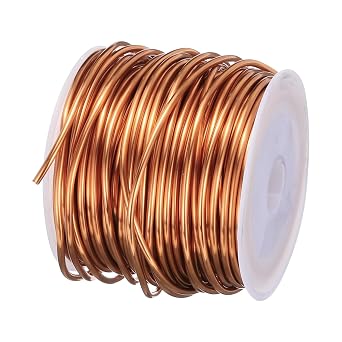 MECCANIXITY 1.5mm Magnet Wire 39ft Enameled Copper Wire Enameled Magnet Winding Wire Coil 200g 155C for Transformers Inductors
